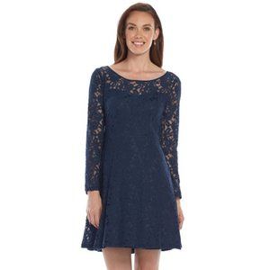 Halo Lace Fit & Flare Dress - Small